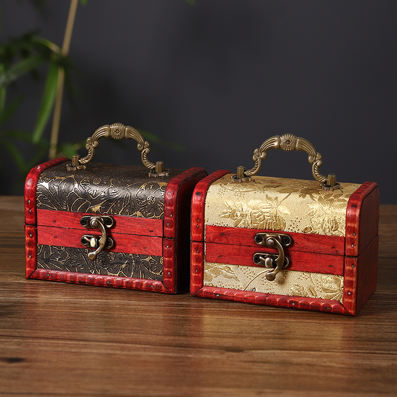 精致高档中式小木盒收纳盒