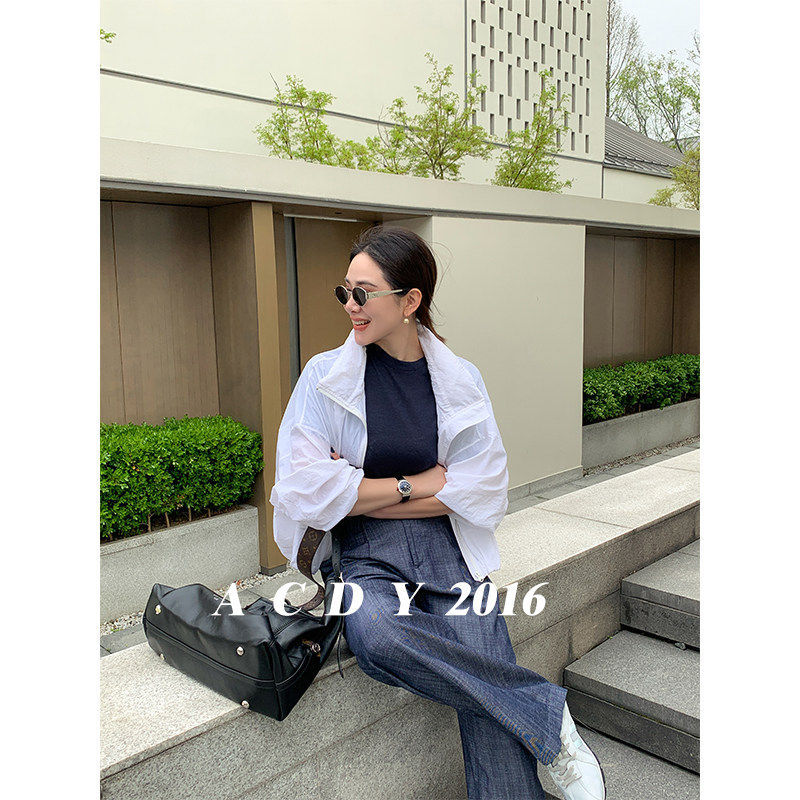 ACDY【硬核防晒】设计师款简约连帽防晒上衣宽松短外套5DQWT25845,女装/女士精品,时尚防晒服,淘宝优惠券,粉丝福利购,淘宝优惠卷