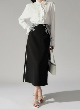 【西野暮色】ACDY 秋季新款半裙女中长款裙子3DQQB24446