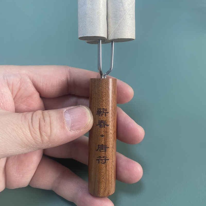 唐符艾灸延长器手持艾条艾柱家用艾灸悬灸器三叉手持灸艾灸神器