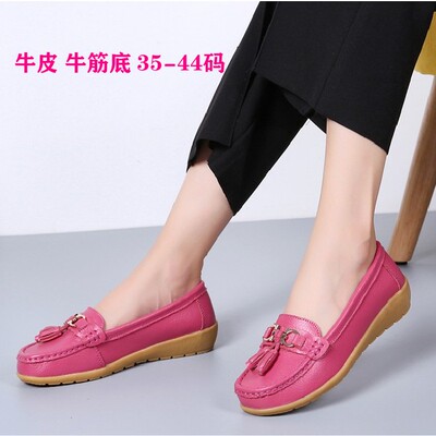 特大码牛筋软底中老年四季女鞋