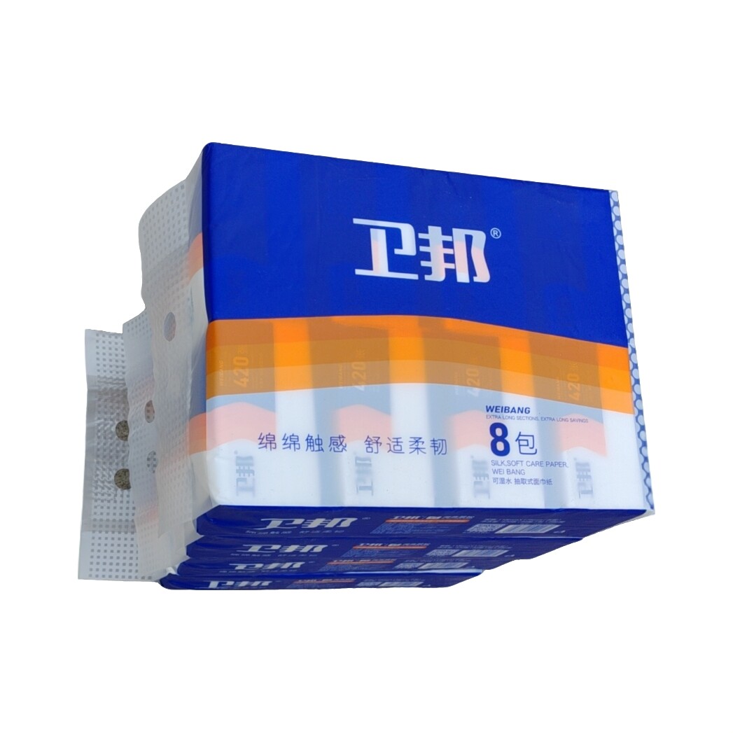 卫邦8联包抽纸5层加厚实惠装
