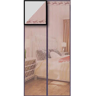 金刚网魔术贴防蚊门帘磁性纱门侧开纱网挡蚊夏季家用磁吸纱窗通风