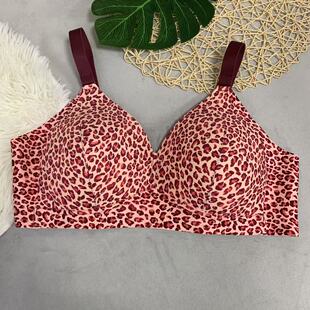 N472无钢圈高侧收集中收副乳舒适外贸大码 内衣百搭无痕文胸光面肤