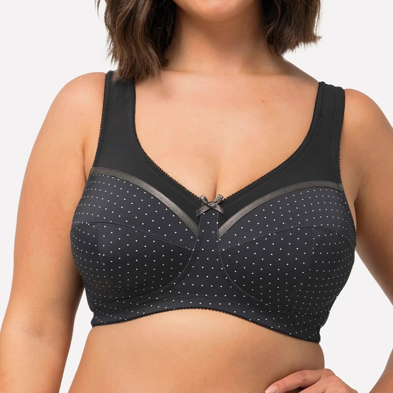 无钢圈大码内衣85-110CDEFGH全罩杯全包超薄大罩杯文胸罩A0970