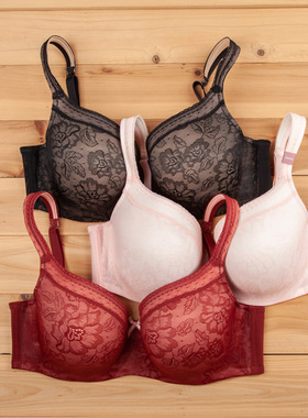 B0997有钢圈蕾丝薄模全杯定型欧美外贸内衣原单大罩杯文胸CDEFGHI