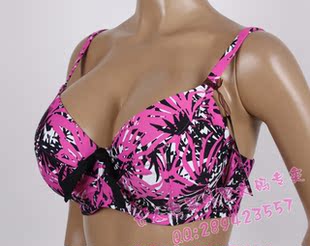 钢圈超簿 K杯 大罩杯比基尼D Y723单件双肩带内衣式