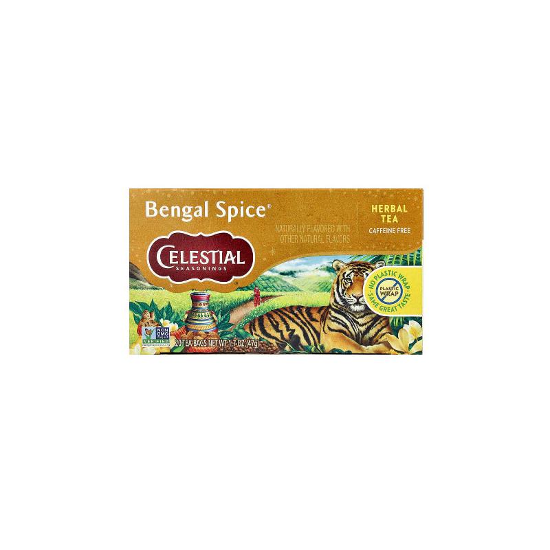 在途 Celestial Seasonings 喜乐孟加拉肉桂草本茶无咖啡因20包