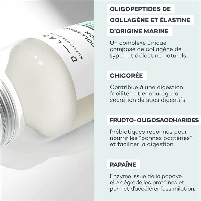 法国版Dlab胶原蛋白肽粉pro碳循环d-lab皱紧致改善肠道健康