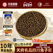 芙思塔鱼子酱10年鱼龄西伯利亚鲟鱼籽酱营养丰富四川雅安10g 1罐