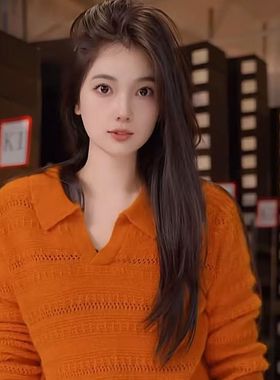 【Valkyvia/悠悠奢品】小众慵懒气质麻花毛衣法式大翻宽松K7571