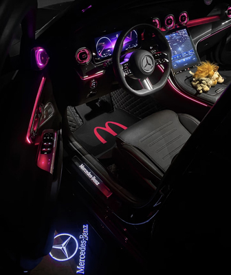 适用奔驰e300l汽车脚垫c260l a200l glc glb gla gle eqb麦门汉堡