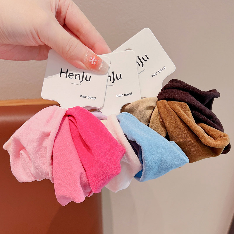 儿童扎头绳~加宽柔软面膜发圈