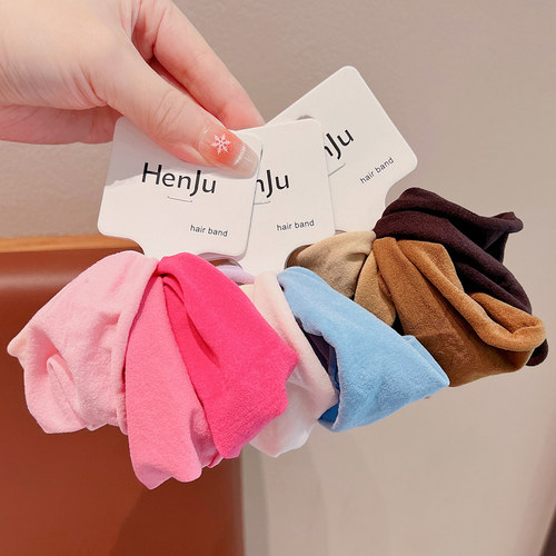 儿童扎头绳~加宽柔软面膜发圈