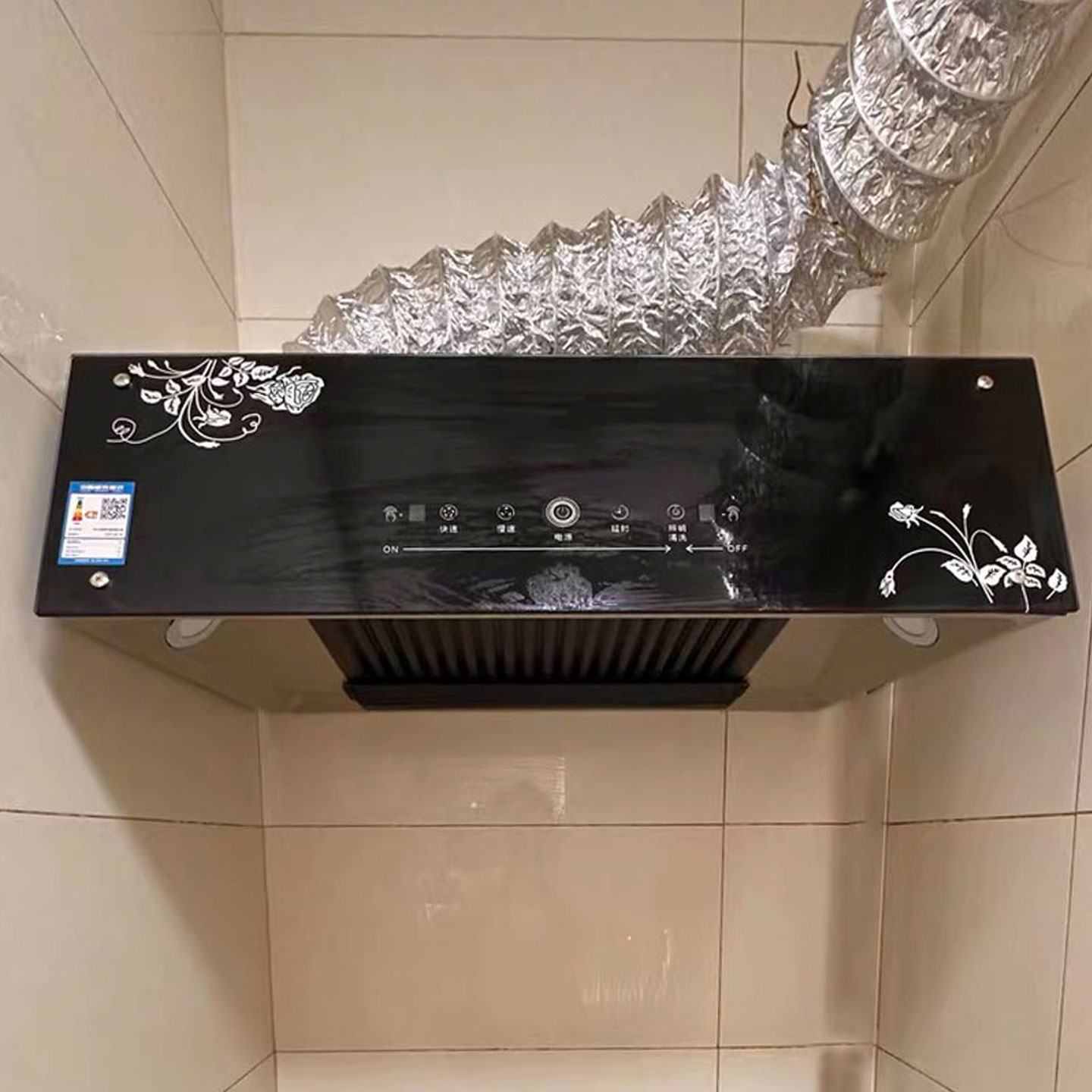 中式出租屋抽油烟机家用厨房