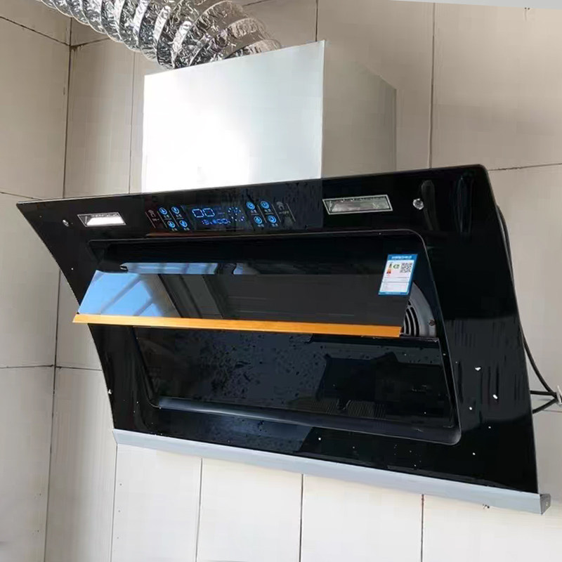 特惠油烟机家用双电机大吸力厨房抽油烟机侧吸式自动清洗吸油烟机