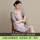 杭州高端丝绸100%桑蚕丝真丝睡裙蕾丝性感睡衣裙春夏季 家居服女