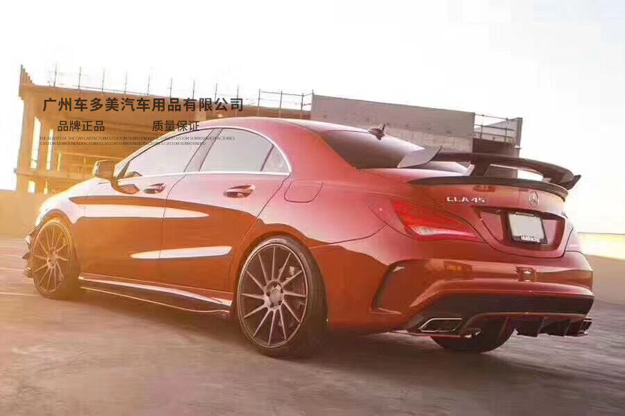 메르세데스-벤츠 W117 CLA180 CLA260 CLA45 AMG 수정 RZ GT 탄소 섬유 리어 윙에 적합