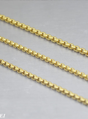 钛钢金色泰国佛牌链子男女加长款