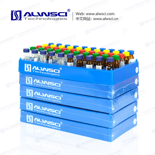 2mL进样瓶50孔瓶架聚丙烯ALWSCI