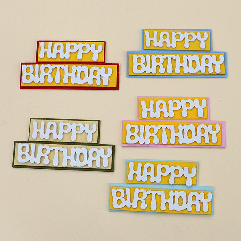 儿童生日蛋糕装饰插件泡沫成品hp马卡龙色100天数字烘焙装扮插件