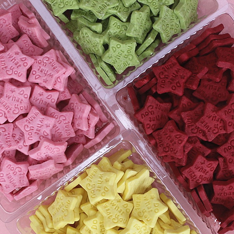 五角星爱心造型装饰饼干蛋糕摆件