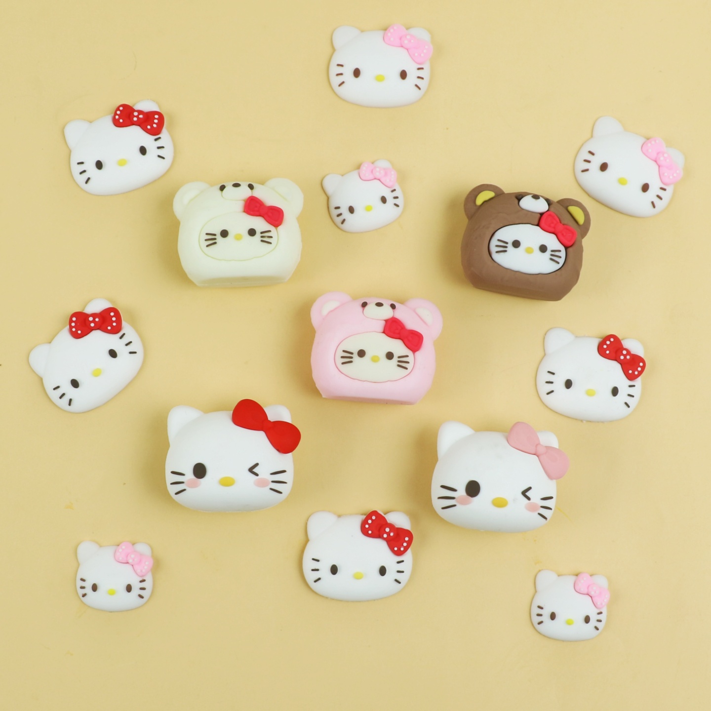 草莓塔kt猫软胶蛋糕装饰摆件