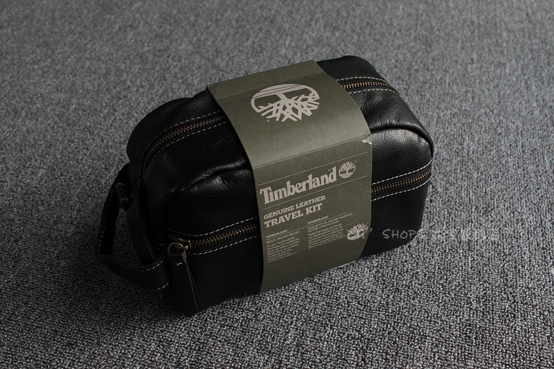 Timberland休闲牛皮旅行包手拿包