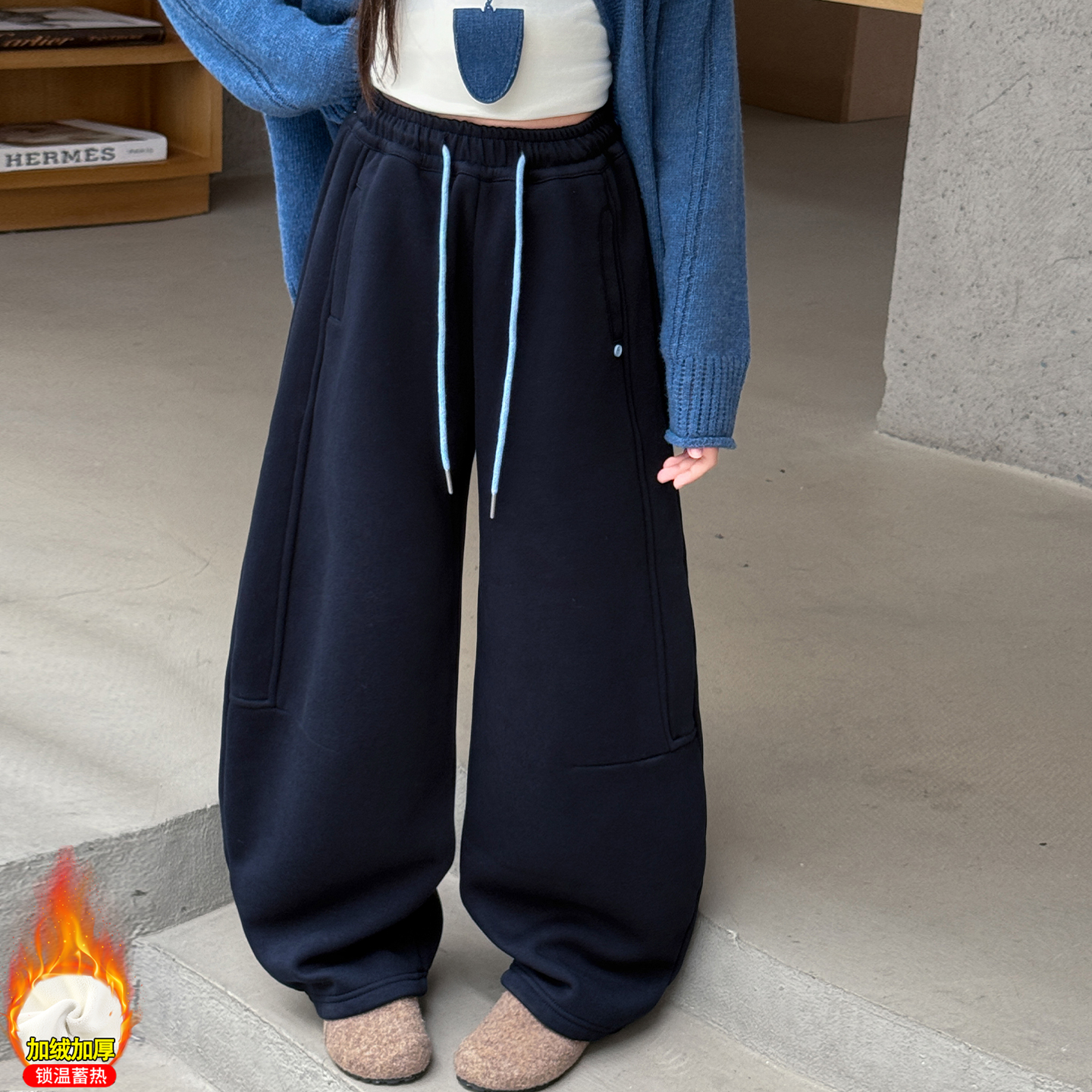 【热销榜加绒裤子】秋冬新品