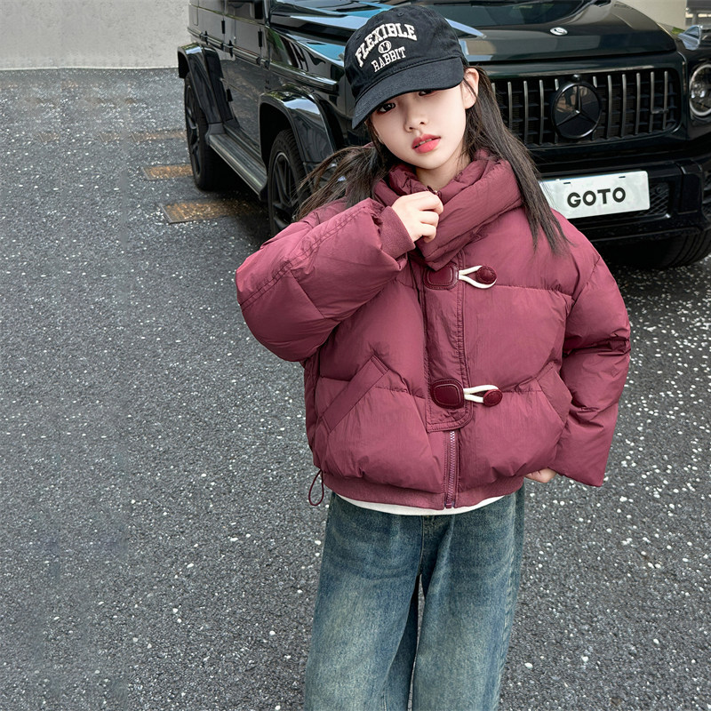 【专柜品质】女大童韩系休闲棉服