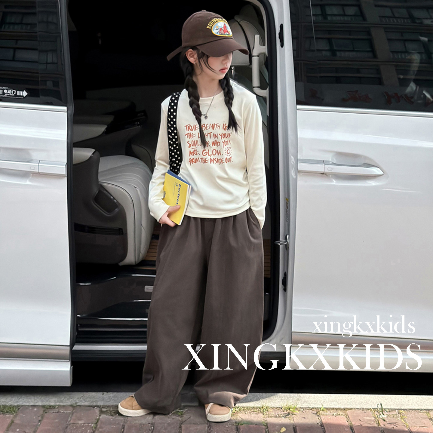 女童秋装长袖T恤儿童休闲套装