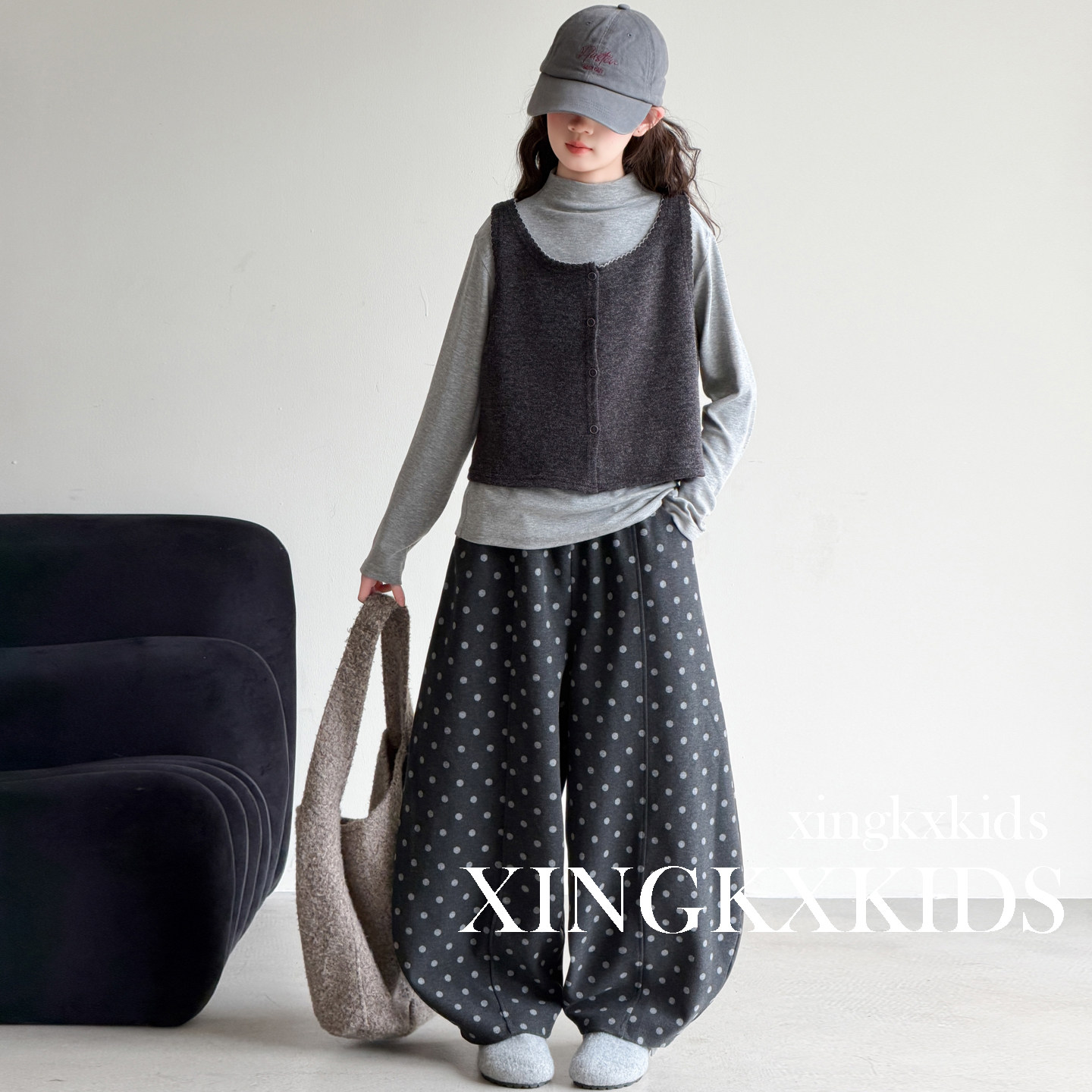 女童韩系春秋休闲裤两件套新款