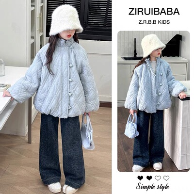 【秋冬新品】女大童加绒加厚外套