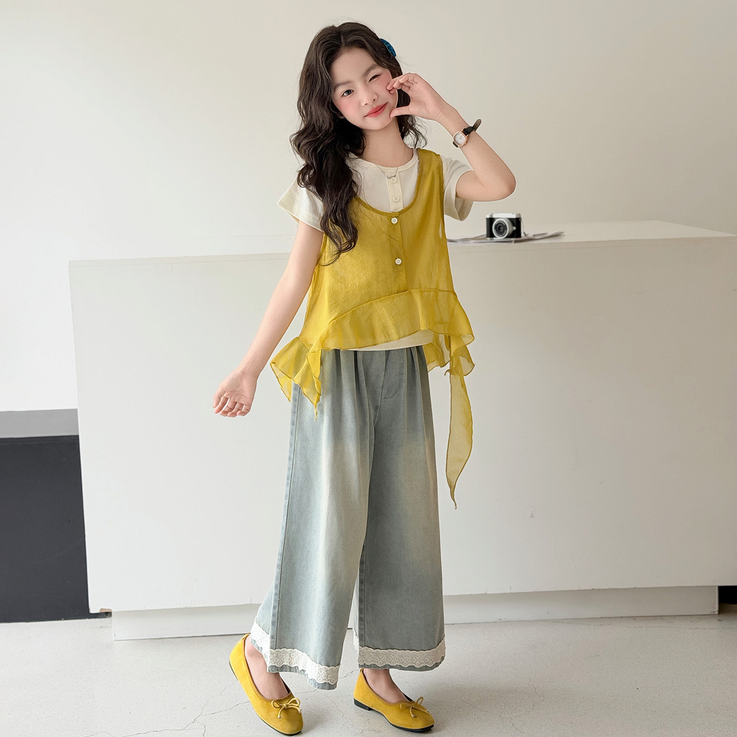 女童春夏洋气穿搭三件套