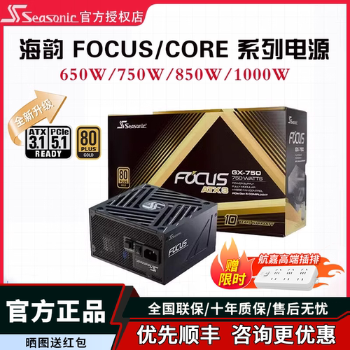 海韵coergx750W金牌全模组电源