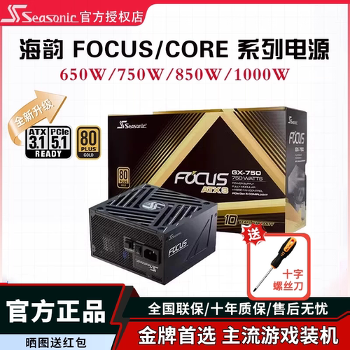 海韵coergx750W金牌全模组电源
