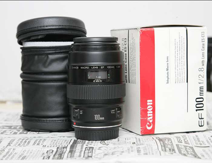 光影大阪Canon佳能 EF100mm f2.8 微距镜头百微100微单反镜头