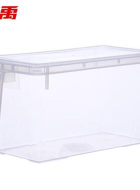 冰禹BJ452PP塑料透明抽屉式收纳盒密封保鲜盒透明5L大号