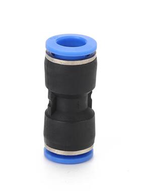 鑫官PU直通接头气动接头蓝色帽气管快速接头快插接头PG8-620个/组