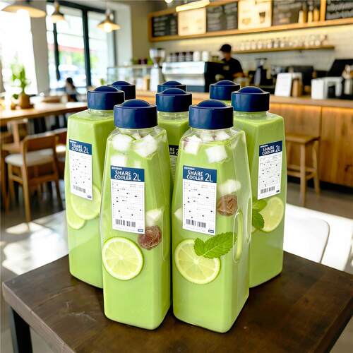 夏日冷水壶家用便携冷萃杯大容量耐高温食品级密封不漏果汁冷泡杯
