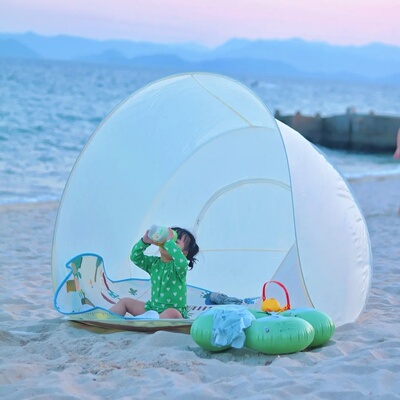 儿童免搭速开防蚊带窗露营帐篷