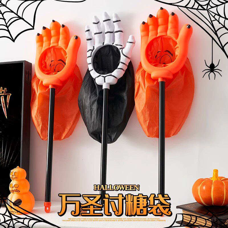 万圣节南瓜灯桶儿童讨糖神器