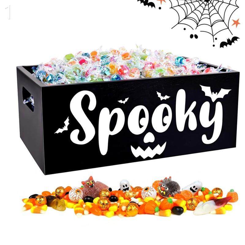 辰龙万圣节糖果盒木制收纳盒装饰储物盒简约礼盒装