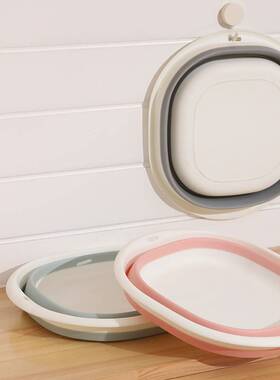 可折叠脸盆家用婴儿洗PP洗脚盆学生宿舍便携式洗衣盆旅行洗菜地摊