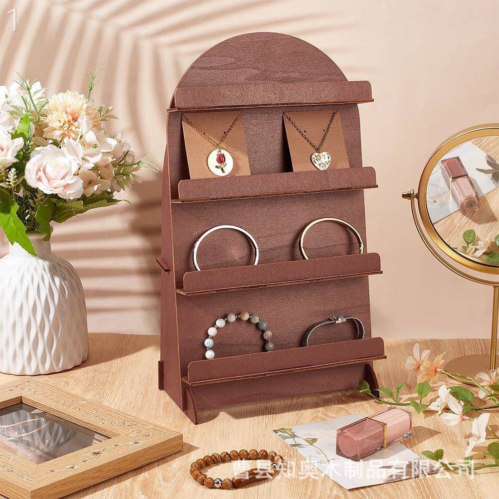 首饰展示架桌面椭圆洞洞板