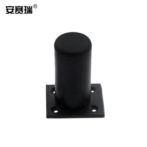 安赛瑞铝合金圆形柜脚(4个装)家具支撑腿桌子橱柜衣柜沙发增高脚