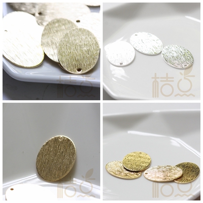 diy饰品拉丝吊坠铜配件