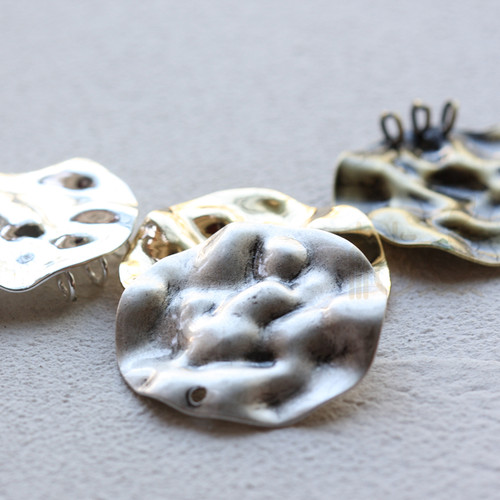 黄铜几何图形圆片diy饰品