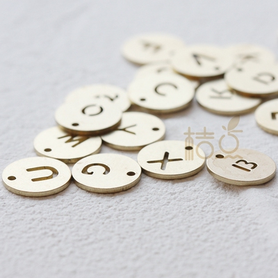 黄铜圆形吊坠饰品配件