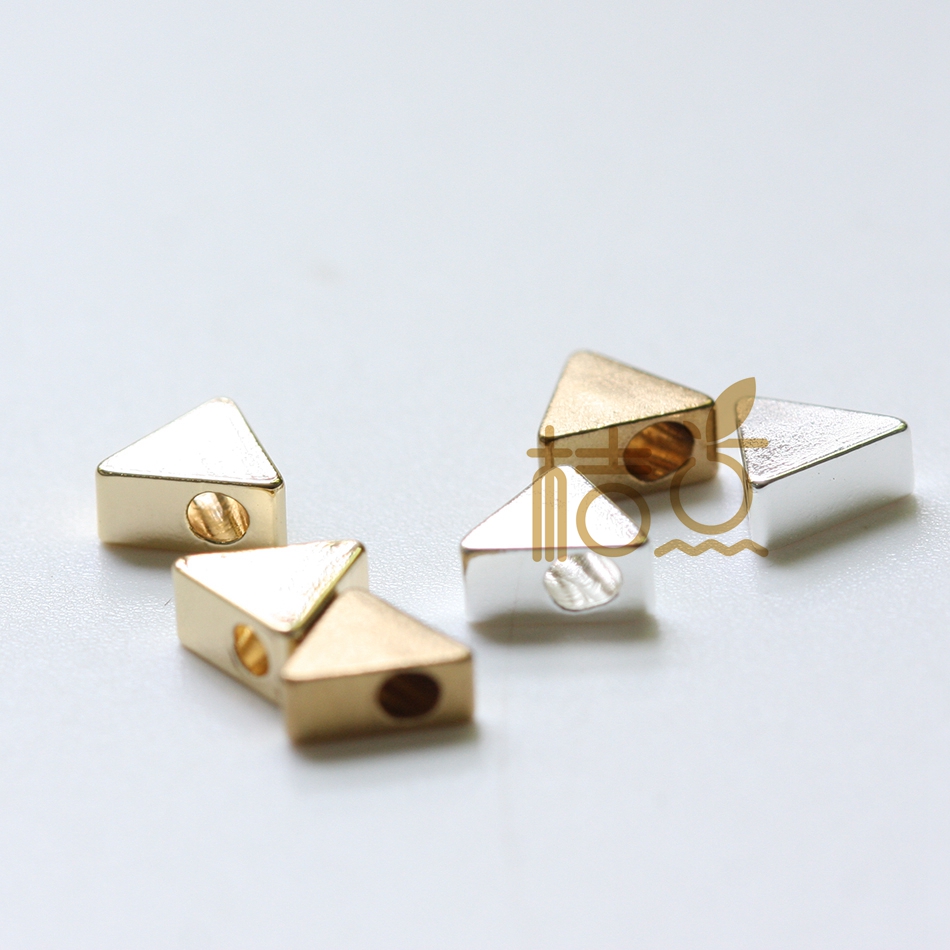 diy饰品黄铜几何风隔珠